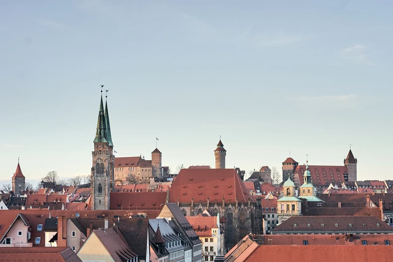 Nürnberg – Kaiserburg über der Altstadt